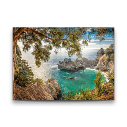Coastal Cove Glass Wall Art
