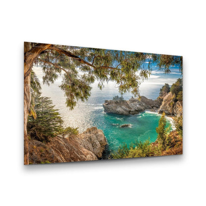 Coastal Cove Glass Wall Art