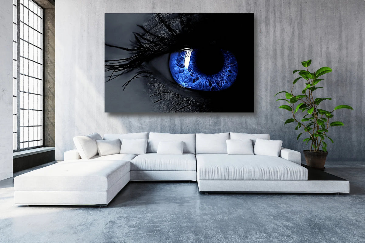 Blue Eye Glass Wall Art