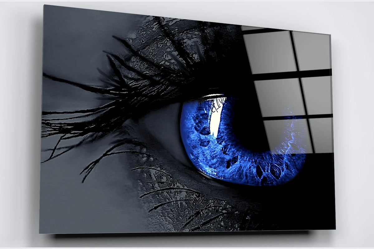Blue Eye Glass Wall Art
