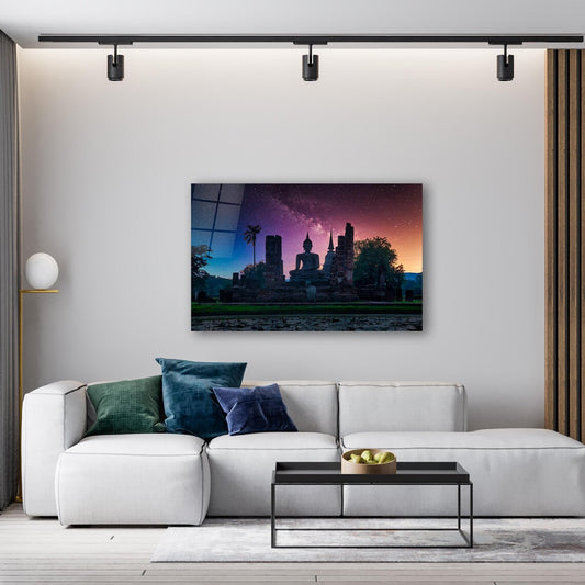 Budha Glass Wall Art