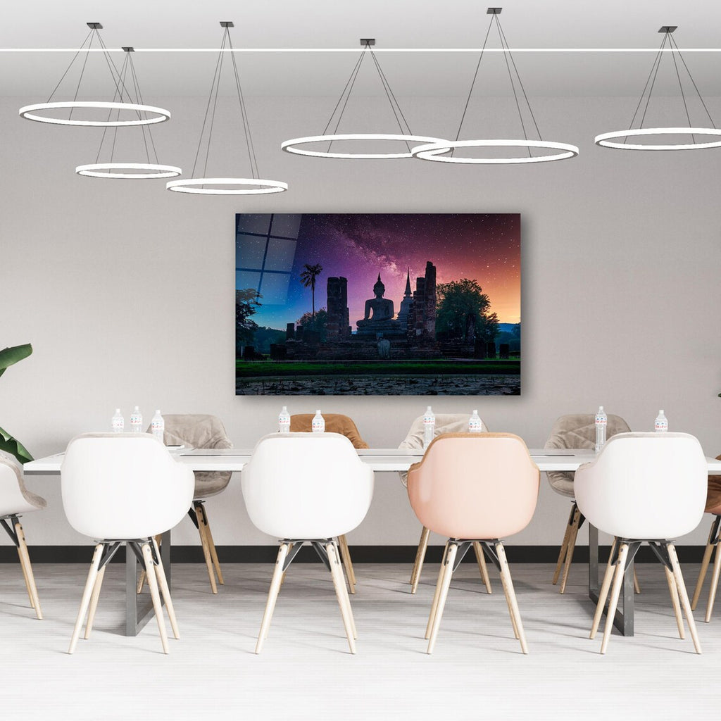 Art mural en verre Bouddha