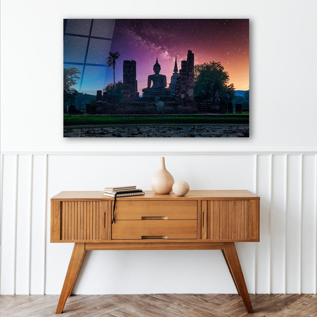 Art mural en verre Bouddha