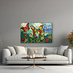 Butterfly Glass Wall Art - LUXARTDECO