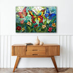 Butterfly Glass Wall Art - LUXARTDECO