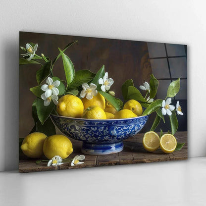 Lemon Glass Wall Art - LUXARTDECO