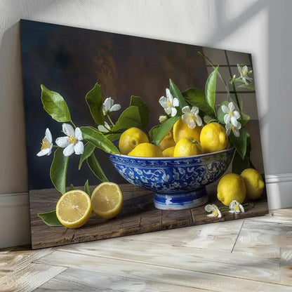 Lemon Glass Wall Art - LUXARTDECO