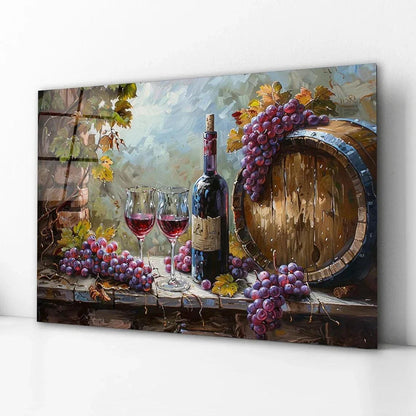 Wine Glass Wall Art - LUXARTDECO