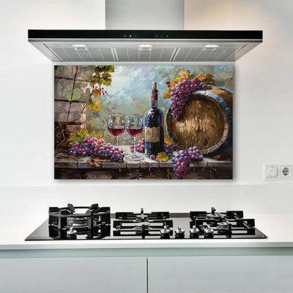 Wine Glass Wall Art - LUXARTDECO