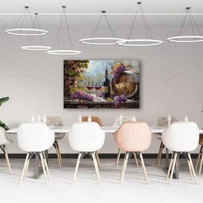 Wine Glass Wall Art - LUXARTDECO