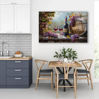 Wine Glass Wall Art - LUXARTDECO