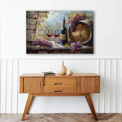 Wine Glass Wall Art - LUXARTDECO