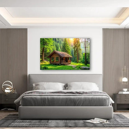 Forest Glass Wall Art - LUXARTDECO