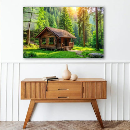 Forest Glass Wall Art - LUXARTDECO