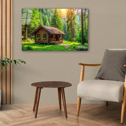Forest Glass Wall Art - LUXARTDECO