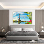 Décoration murale en verre de la Tour Eiffel 