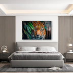 Jaguar Glass Wall Art - LUXARTDECO
