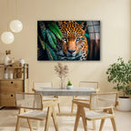 Jaguar Glass Wall Art - LUXARTDECO