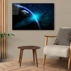 Décoration murale en verre Ganesh 