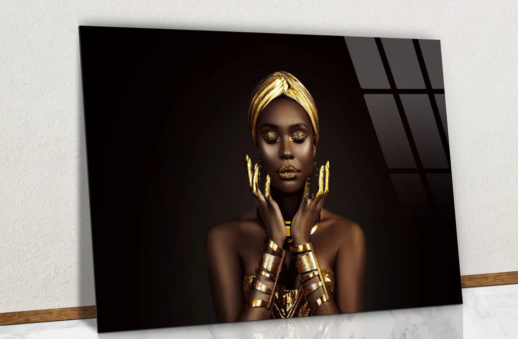 Décoration murale en verre Ganesh 