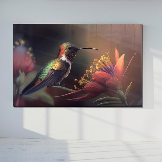 Bird Glass Wall Art