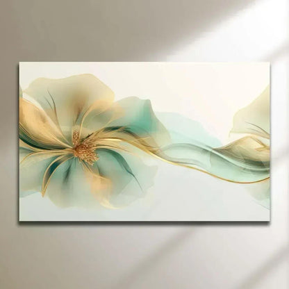 Abstract Flower Glass Wall Art - LUXARTDECO