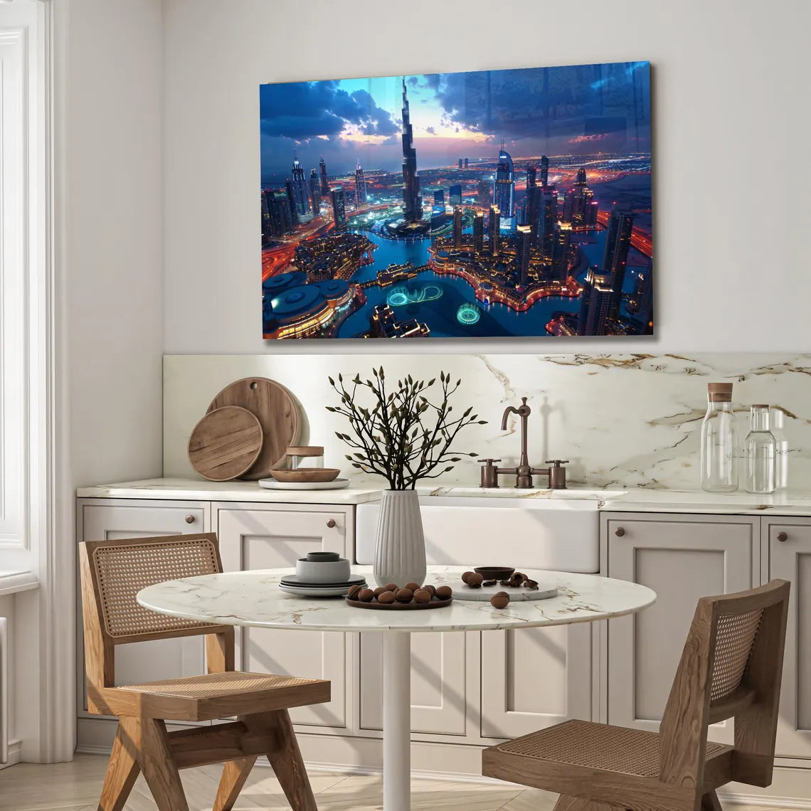 Décoration murale en verre Ganesh 