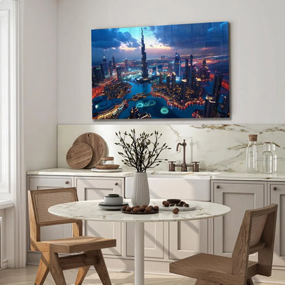 Dubai Glass Wall Art - LUXARTDECO