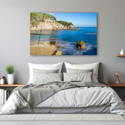 Costa Brava Glass Wall Art - LUXARTDECO