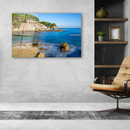 Costa Brava Glass Wall Art - LUXARTDECO