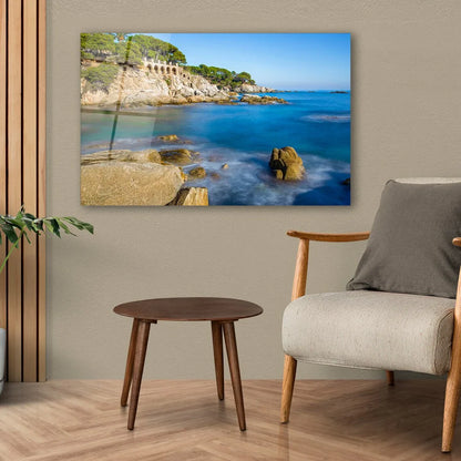 Costa Brava Glass Wall Art - LUXARTDECO