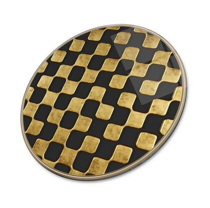 Abstract Gold Glass Wall Art - LUXARTDECO