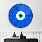 Décoration murale en verre contre le mauvais œil