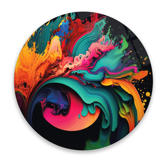 Colorful Glass Wall Art