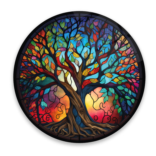 Décoration murale en verre Arbre de vie