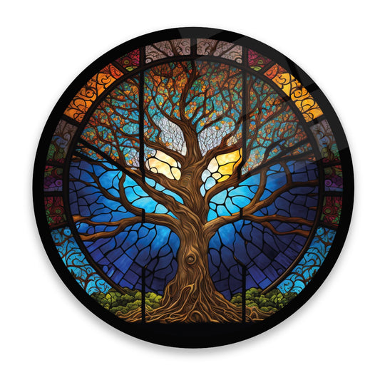 Décoration murale en verre Arbre de vie