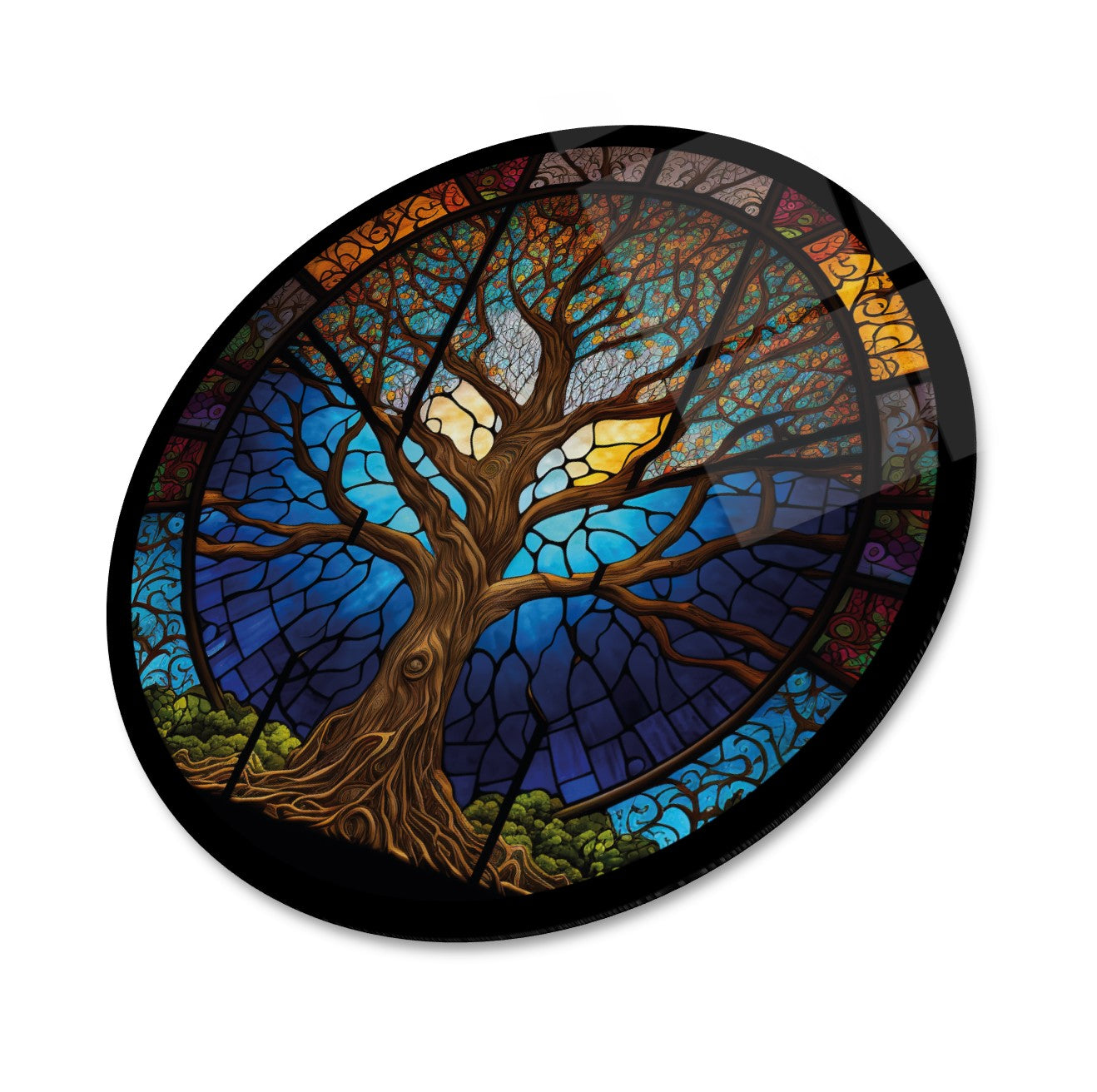 Décoration murale en verre Arbre de vie
