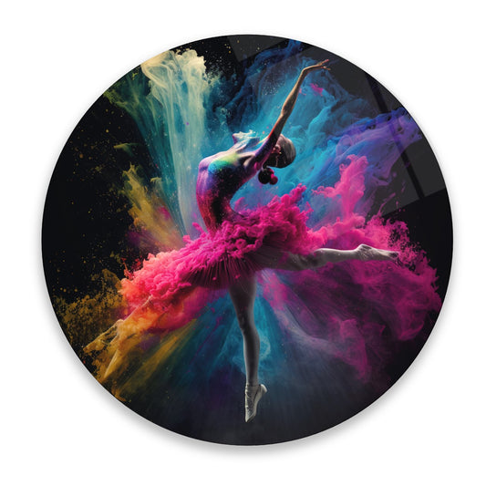 Ballerine Glass Wall Art