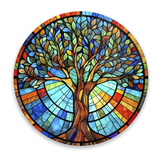 Décoration murale en verre Arbre de vie