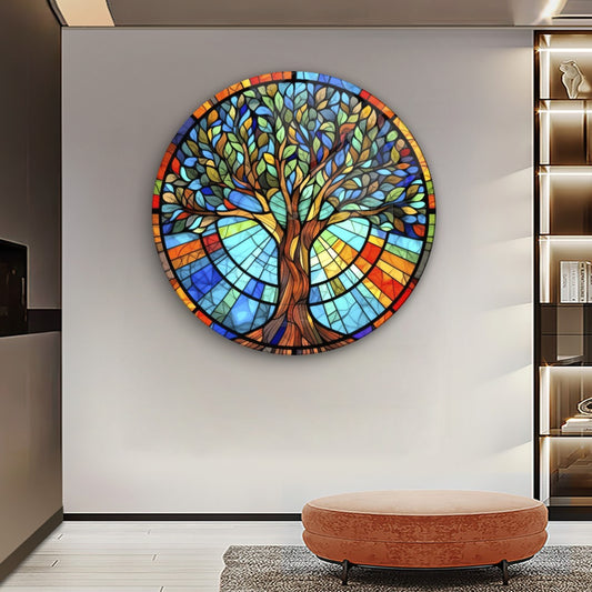 Décoration murale en verre Arbre de vie