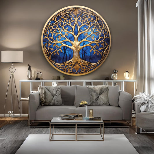 Décoration murale en verre Arbre de vie