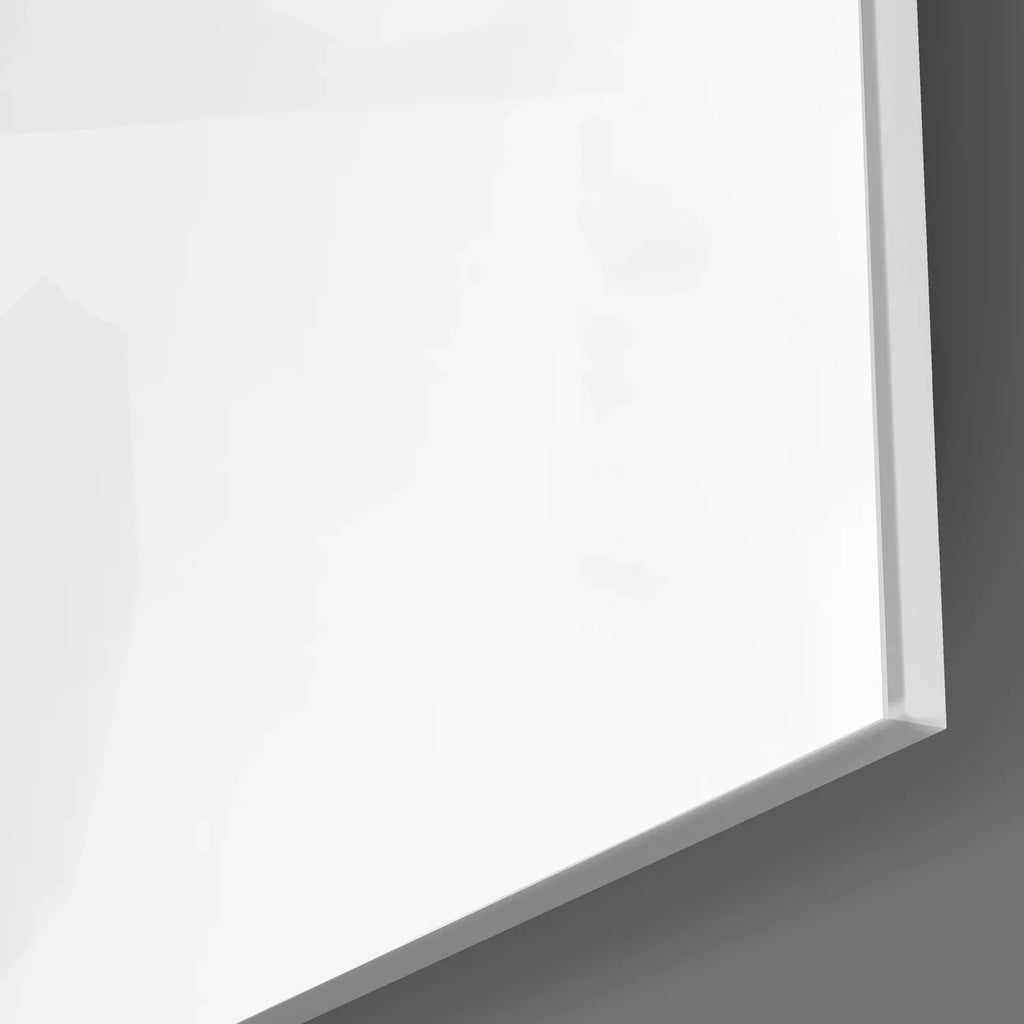 Woman Silhouette Glass Wall Art - LUXARTDECO