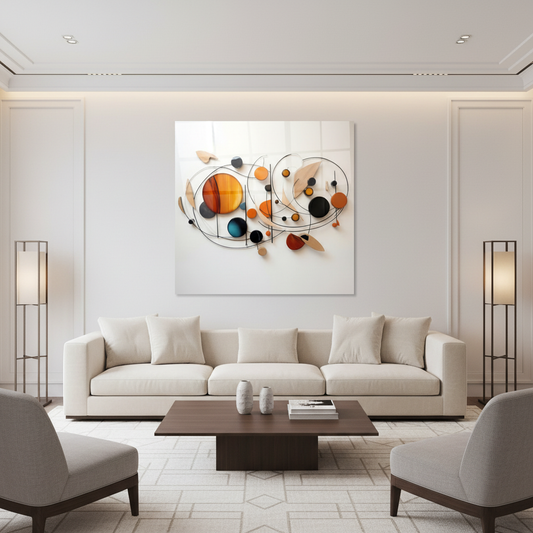 Abstract Circles - Living Room