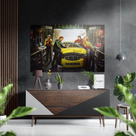 Brushed Aluminium Dibond Wall Art