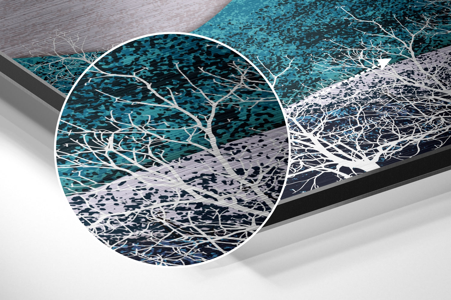 Brushed Aluminium Dibond Wall Art