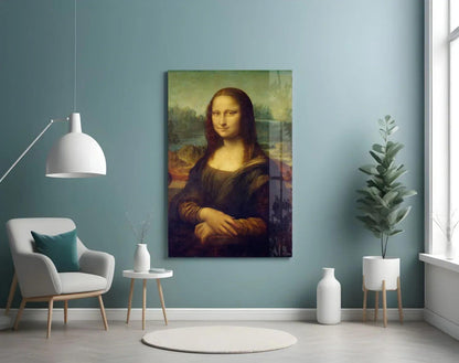 Mona Lisa Glass Wall Art - LUXARTDECO