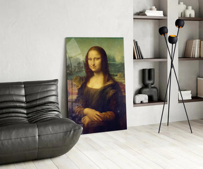 Mona Lisa Glass Wall Art - LUXARTDECO