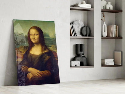 Mona Lisa Glass Wall Art - LUXARTDECO
