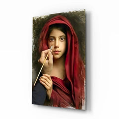 Portrait Glass Wall Art - LUXARTDECO