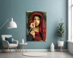 Portrait Glass Wall Art - LUXARTDECO